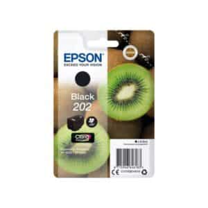 Black Genuine Epson 202 Ink Cartridge Kiwi Inks