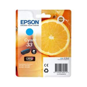 Epson 33 Cyan Original Ink Cartridge Orange Series