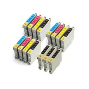 Epson Compatible Ink Cartridges 15 item Multi-pack - 3 x T0445 plus 3 x T0441