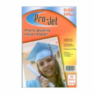 6" x 4" Gloss 260gsm Photo Paper x20 Sheets