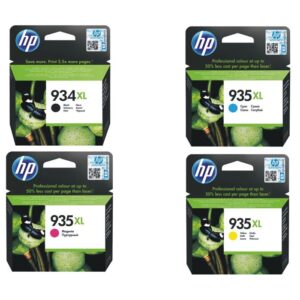 HP934XL / HP935XL Original Ink Cartridges Black, Cyan, Magenta & Yellow HP 934 - 4 item Multipack