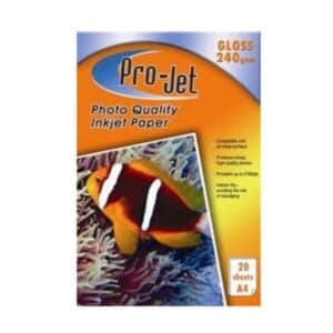 A4 Gloss Photo Paper x 20 sheets - 240gsm