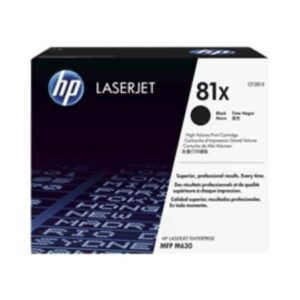 HP81X Black High Capacity Genuine HP Laser Toner Cartridge CF281X