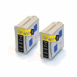 HP940XL x2 Compatible Extra Large Black Printer Ink Cartridges - HP940XLBK - 2 Item Multipack
