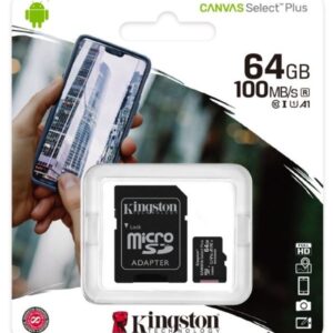 Kingston 64GB Micro SDXC Class 10 Memory Card