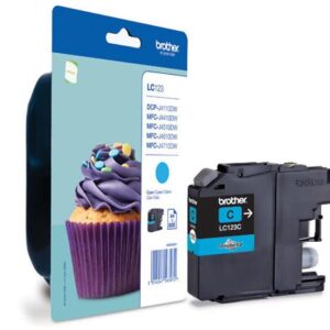 LC123C Cyan Original Brother Ink Cartridge LC123