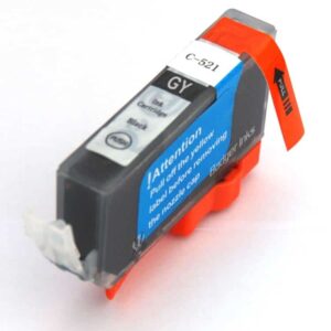 Canon Compatible Grey Ink Cartridge - CLI-521GY fully chipped and ready to use