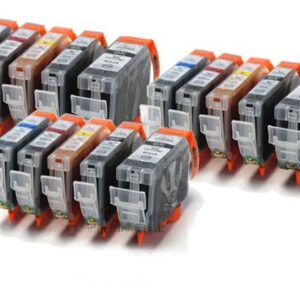 Canon 525 / 526 - 15 Item Multipack Canon Compatible Printer Ink Cartridges - PGI-525 / CLI-526 CMYK