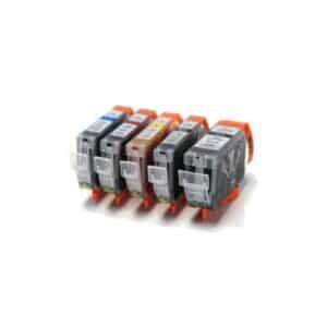 Canon Compatible Ink Cartridges - 5 Item Multipack - CLI8CMYK+PGI5BK