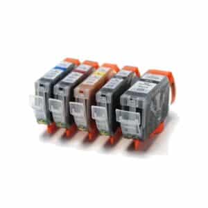 Canon Compatible Ink Cartridges - 5 Item Multipack - CLI8CMYK+PGI5BK