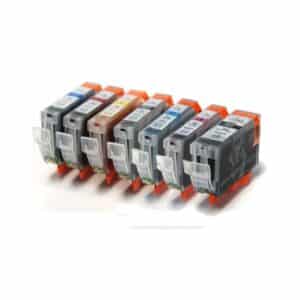 Canon Compatible Ink Cartridges - 7 Item Multipack - CLI8 Photo inks + PGI5BK