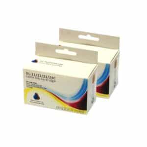 DL21 / DL22 / DL23 / DL24 2x Colour Compatible Dell Ink Cartridges - 2 Item Multipack