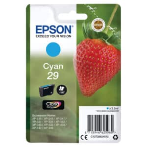 Epson 29 Original Cyan Ink Cartridge Strawberry Series C13T29824012