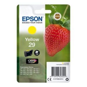 Epson 29 Original Yellow Ink Cartridge Strawberry Series C13T29844012