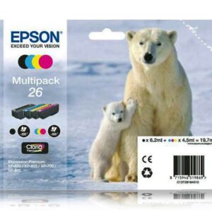 Epson 26 Original Ink Cartridges Polar Bear Series 26 - 4 item Multipack