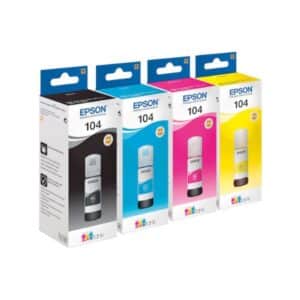Epson 104 Original Full Set of EcoTank Ink Bottles