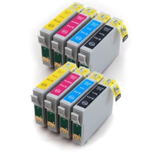 Epson Compatible Ink Cartridges 8 Item Multipack - T0715 x2 / E-895 x2