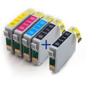 Epson Compatible Ink Cartridges 5 Item Multipack T0715 + T0711