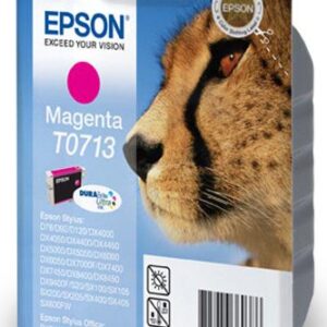 Epson Original Magenta Ink Cartridge Cheetah Series T0713