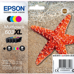 Epson 603XL Multipack Original High Capacity Ink Cartridges Starfish Inks