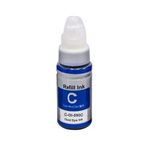 GI-590 Cyan Compatible Canon Printer Ink Bottle 1604C001