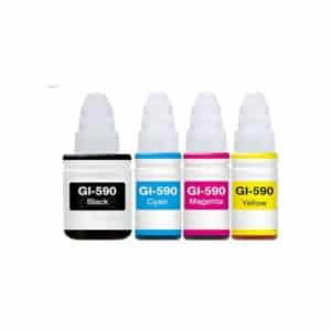 GI-590 4 Item Multipack Compatible Canon Printer Ink Bottles 1603C001 - 1606C001