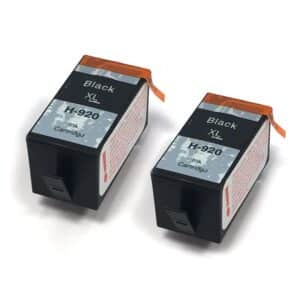 HP920XL Twin Pack Compatible Black Printer Ink Cartridges HP920XL
