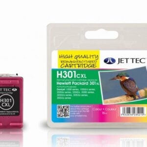 HP301XL Jettec Tri-Colour Remanufactured Printer Ink Cartridge