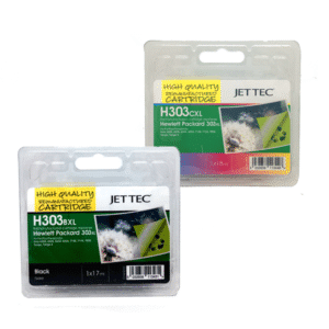 H303BXL Black & Colour Jettec High Capacity Remanufactured Ink Cartridges - HP303XL
