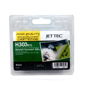 H303BXL Black Jettec High Capacity Remanufactured Ink Cartridge - HP303XL