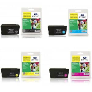 HP950 - HP951XL JetTec Remanufactured High Capacity Printer Ink Cartridges - H950BXL-H951XL