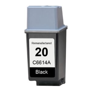 HP20 XL Black Remanufactured Ink Cartridge - HP 20
