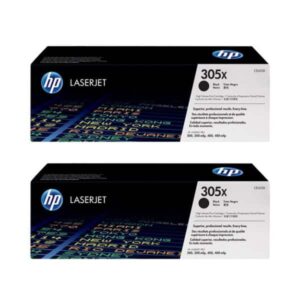 HP305X / CE-410X / HP-305XBK x2 Black HP Toner Cartridges Multipack