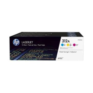 HP312A Cyan, Magenta & Yellow Genuine HP Laser Toner Cartridges CF381A CF382A CF383A - CF440AM