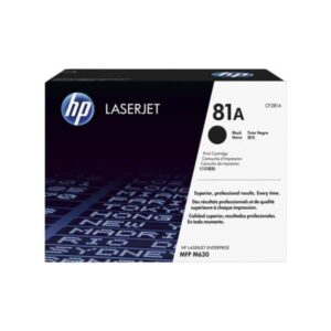 HP81A Black Genuine HP Laser Toner Cartridge CF281A