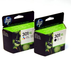 HP 301XL Tri-Colour & Black Original Printer Ink Cartridge - HP301XL
