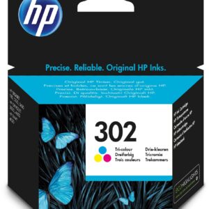 HP 302 Colour Original Printer Ink Cartridge - HP302