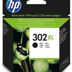 HP 302 High Capacity Black Original Printer Ink Cartridge - HP302XL