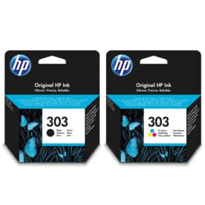 HP 303 Black & Colour Original Printer Ink Cartridges - HP303 3YM92AE
