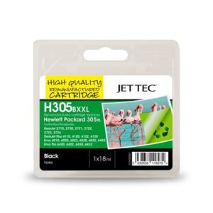 H305XXL Black Jettec High Capacity Remanufactured Ink Cartridge - HP305XL