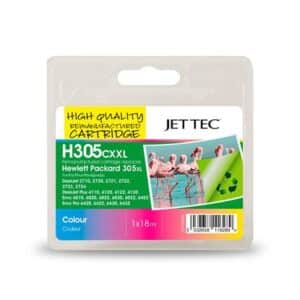 H305XXL Colour Jettec High Capacity Remanufactured Ink Cartridge - HP305XL