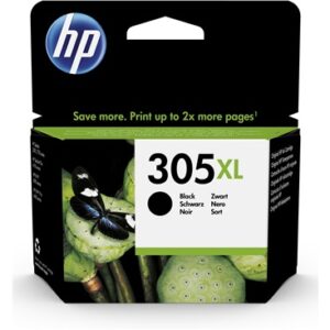 HP 305XL Black High Capacity Original Printer Ink Cartridge - HP305XL 3YM62AE