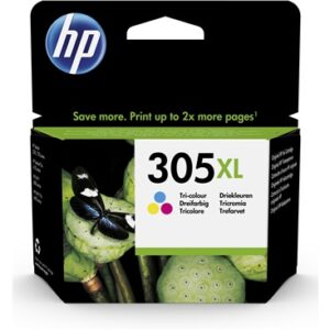 HP 305XL Colour High Capacity Original Printer Ink Cartridge - HP305XL 3YM63AE