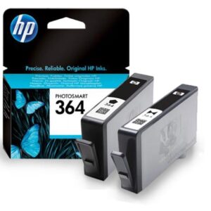 HP364 Original Black and Photo Black Ink Cartridges HP 364