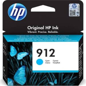 HP 912 Cyan Original Printer Ink Cartridge - HP912 3YL77AE