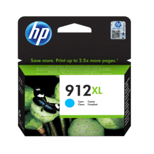 HP 912XL Cyan Original High Capacity Printer Ink Cartridge - HP912XL HP3YL81AE