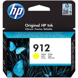 HP 912 Yellow Original Printer Ink Cartridge - HP912 HP3YL79AE