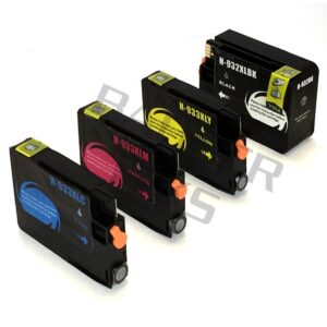 HP932 XL / HP933 XL Black, Cyan, Magenta & Yellow HP Compatible Ink Cartridges HP932XL HP933XL