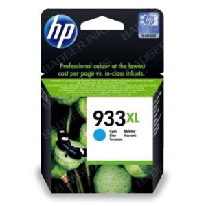 HP 933XL Cyan Original High Capacity Printer Ink Cartridge - HP933XL