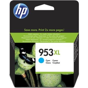 HP 953XL Cyan Original High Capacity Printer Ink Cartridge - HP953XL - F6U16AE